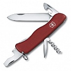 Нож перочинный VICTORINOX Picknicker, 111 мм, 11 функций, с фиксатором лезвия, красный