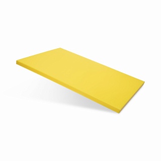 Доска разделочная 500х350х18 жёлтая пластик-1