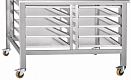 Подставка ПК-10-6/4К под ротационный пекарский шкаф РПШ-10-6-4П (подставка на 10 уровней 600х400 мм, 4 колеса) (11000009826)