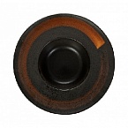 Тарелка для пасты «Corone Rustico» 230 мм черная с медным