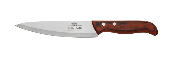 Нож поварской 152 мм Wood Line Luxstahl [HX-KK069-C]-1