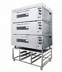 Шкаф жарочно-пекарский GRILL MASTER ШЖЭ/3 (секционный) 22116к (н/сталь+порошковый окрас)