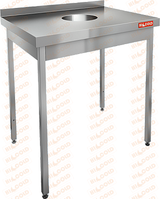 Стол нержавеющий для сбора отходов HICOLD НДСО-9/6Б-1